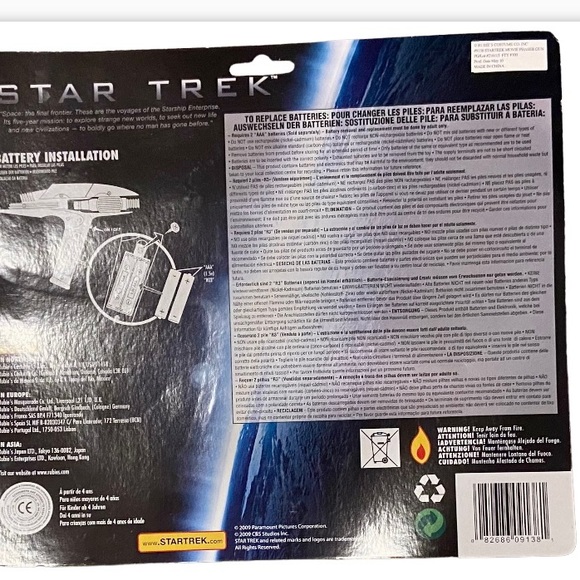 STAR TREK ACCESSORY PHASER HALLOWEEN BRAND NEW - Picture 2 of 2